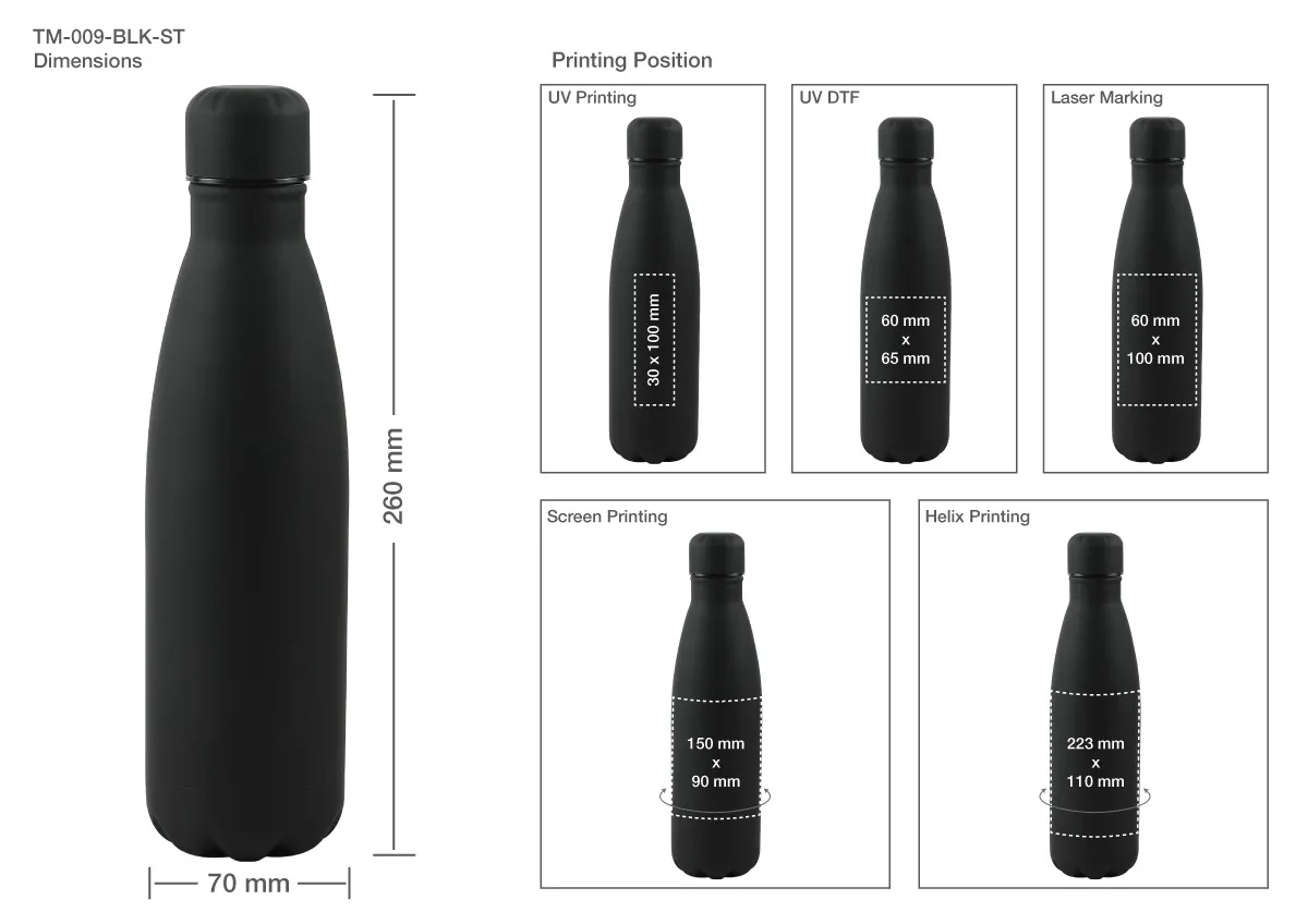 Premium Stainless Steel Cola Bottle