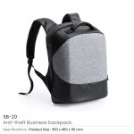 Anti-theft Business Backpack Waterproof & Charging Port - Image 3