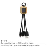 Bamboo Multi-Charging Cables - Image 3