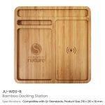 Bamboo Wireless Charger Docking Station - Image 3