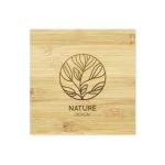 Bamboo Tea Coasters with Case - Image 2