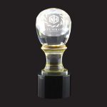 Crystal Trophy in Wooden Box - Image 2