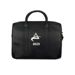 High Volt Slim Leather Briefcase, Zipper, 3 Compartments - Image 2