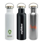 Stainless Steel Bamboo Flask - Image 5