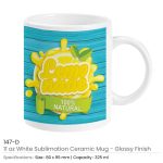 White Ceramic Mug - Image 4