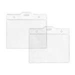 Clear Plastic ID Card Holder