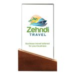Crystal Awards with Wood Base - Image 2