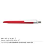 Dot Pens with White Clip - Image 10
