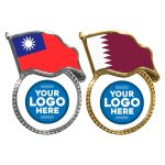 Flag Metal Badges - Image 2
