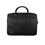 High Volt Slim Leather Briefcase, Zipper, 3 Compartments - Image 5