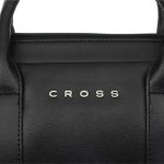 High Volt Slim Leather Briefcase, Zipper, 3 Compartments - Image 7