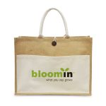 Jute Bags with Cotton Pocket - Image 2
