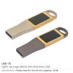 Light-Up Logo USB Flash Drives 32GB - Image 3