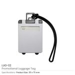 Luggage Tags White - Image 3
