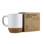 Ceramic Mugs with Lid and Cork Base - Image 8