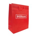 A3 Vertical Red Paper Shopping Bags - Image 2