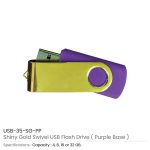 Shiny Gold Swivel USB Flash Drives - Image 8