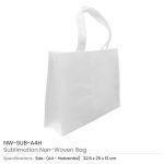 A4 White Non Woven Bags - Image 3