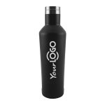 Double Wall Matte Black Stainless Steel Bottles, 500ml - Image 2