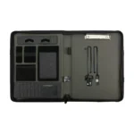 A4 portfolio with wireless powerbank and LED logo