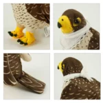 Falcon Plush Toys with White Scarf for Branding 22 cm - Image 5