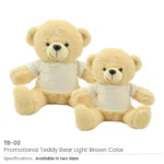Promotional Teddy Bear Toys with Printable White Tshirt - Image 5
